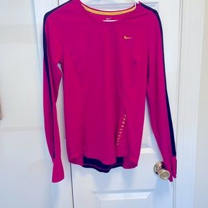 Nike Livestrong Dri- fit long sleeve running shirt.